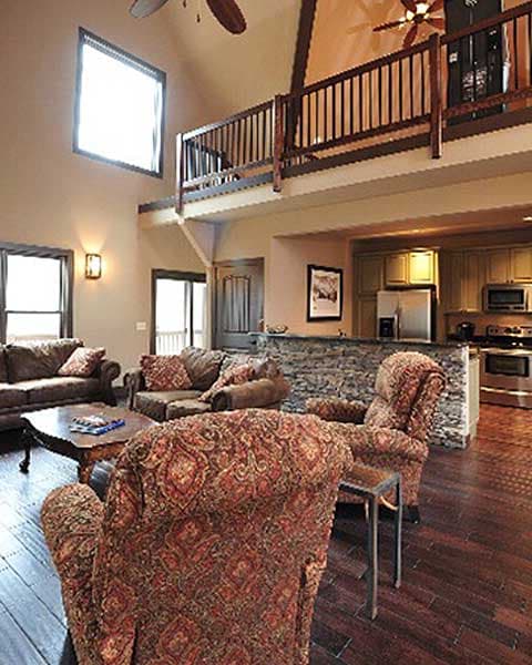 Plan 18703CK: Three Outdoor Living Areas - Image #14 - Craftsman, Mountain, Rustic, Vacation