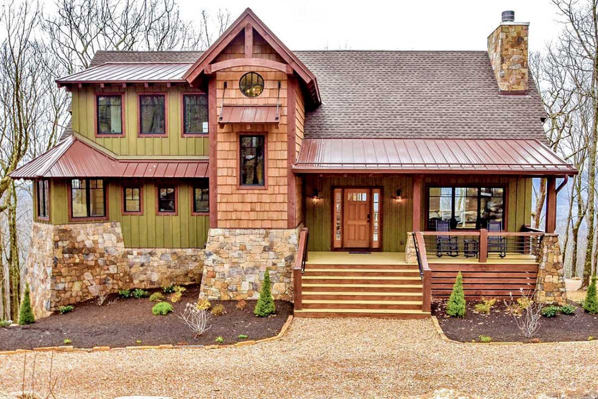 Plan 18705CK: One Big Great Room - Image #6 - Craftsman, Mountain, Rustic, Vacation