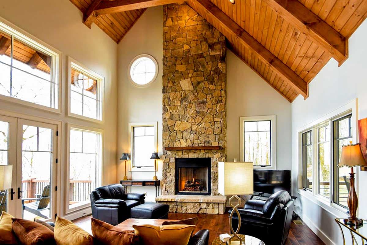 Plan 18705CK: One Big Great Room - Image #8 - Craftsman, Mountain, Rustic, Vacation