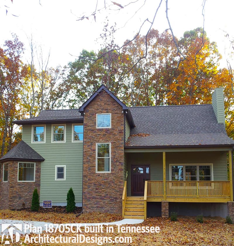 build gallery item - Rustic House Plan 18705CK comes to life in Tennessee!