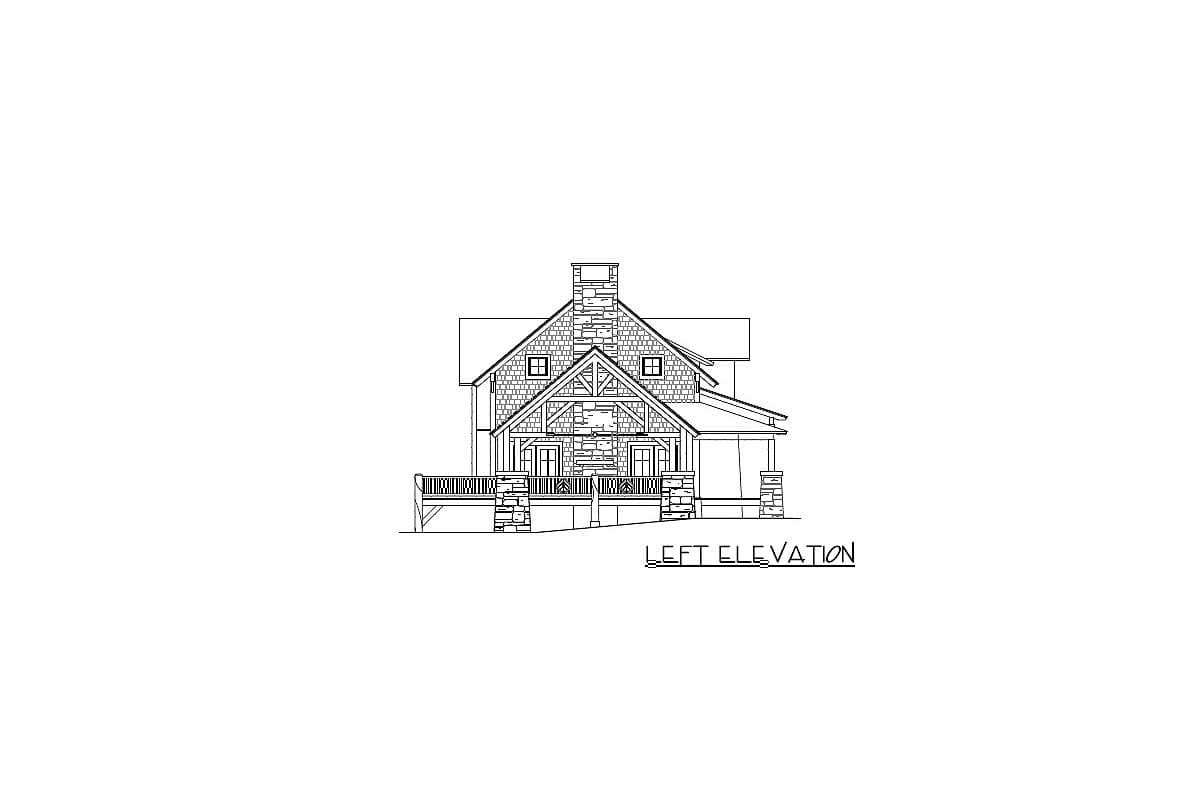 Plan 18709CK: Mountain Home Plan with Wrap-Around Outdoor Living Area - Image #17 - Coastal, Craftsman, Mountain, Northwest, Rustic, Vacation