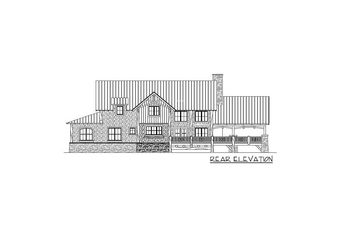 Plan 18709CK: Mountain Home Plan with Wrap-Around Outdoor Living Area - Image #16 - Coastal, Craftsman, Mountain, Northwest, Rustic, Vacation