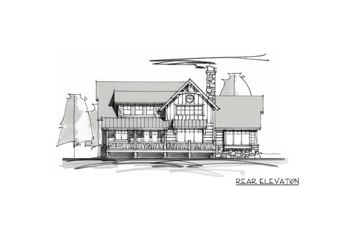 Plan 18711CK: Lakeside or Mountain Home Plan - Image #23 - Craftsman, Mountain, Rustic, Vacation