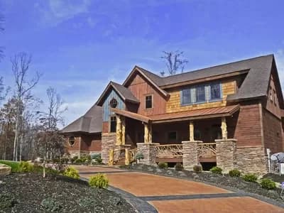 Lakeside or Mountain Home Plan