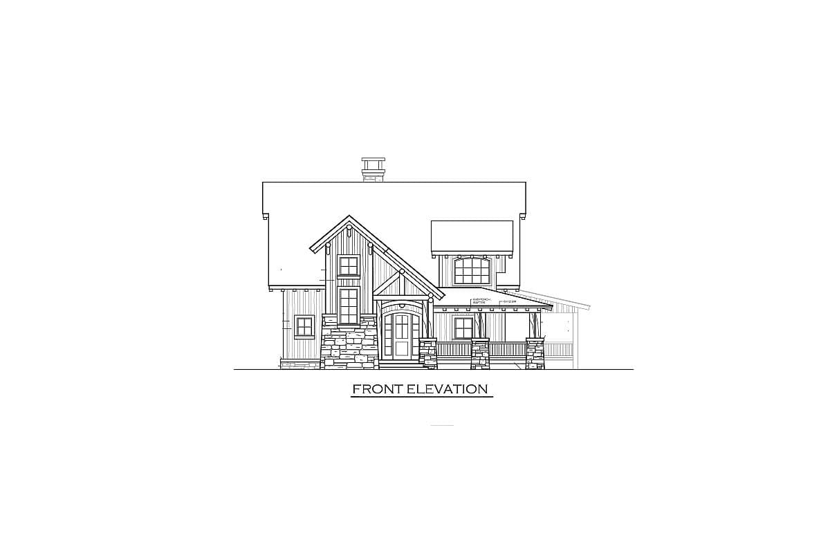 Plan 18715CK: Rustic Lodge House Plan - Image #7 - Cottage, Country, Mountain, Rustic, Vacation