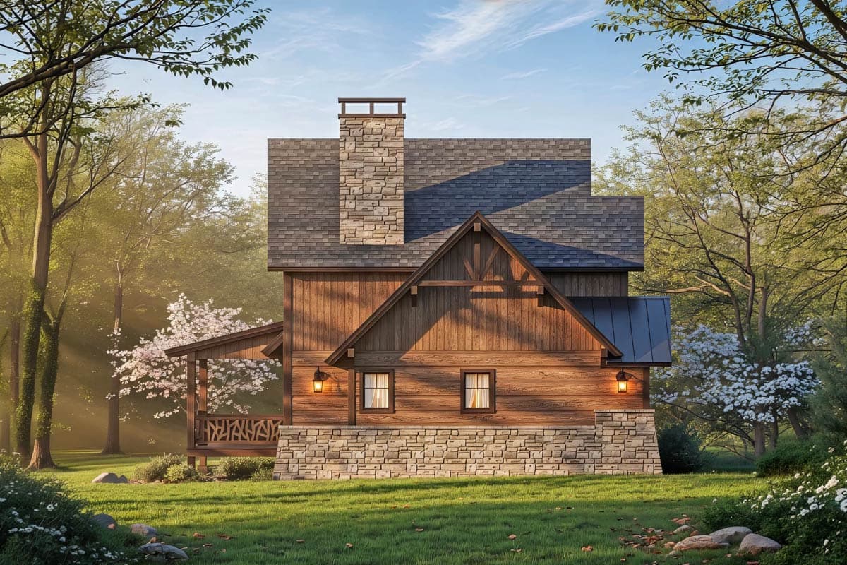 Plan 18716CK: Informal Mountain Living - Image #2 - Craftsman, Hill Country, Modern Farmhouse, Mountain, Rustic, Vacation