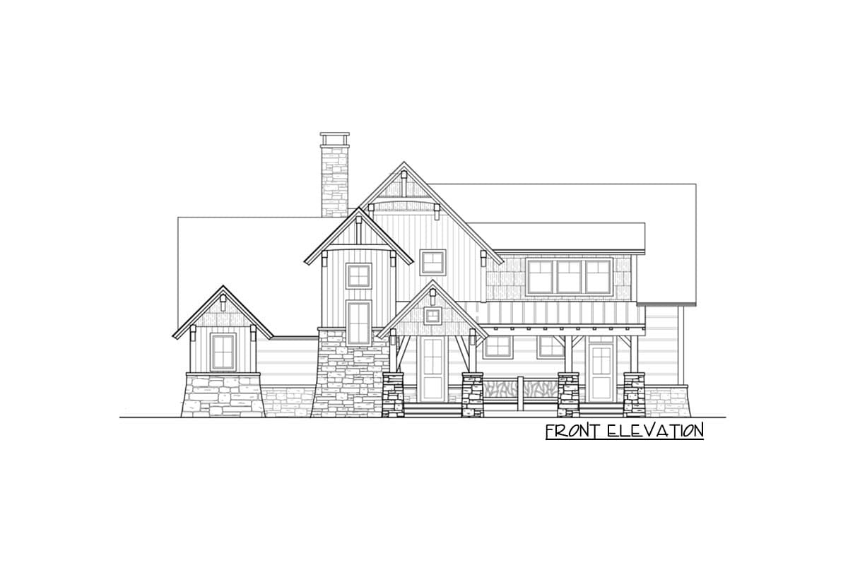 Plan 18716CK: Informal Mountain Living - Image #40 - Craftsman, Mountain, Rustic, Vacation