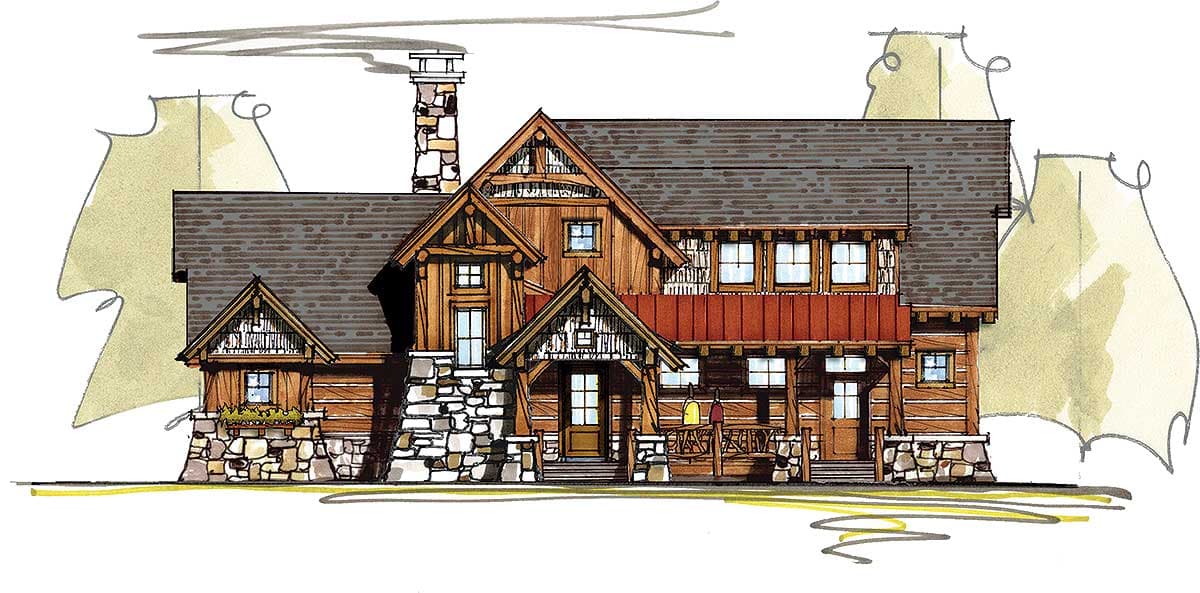 Plan 18716CK: Informal Mountain Living - Image #39 - Craftsman, Mountain, Rustic, Vacation
