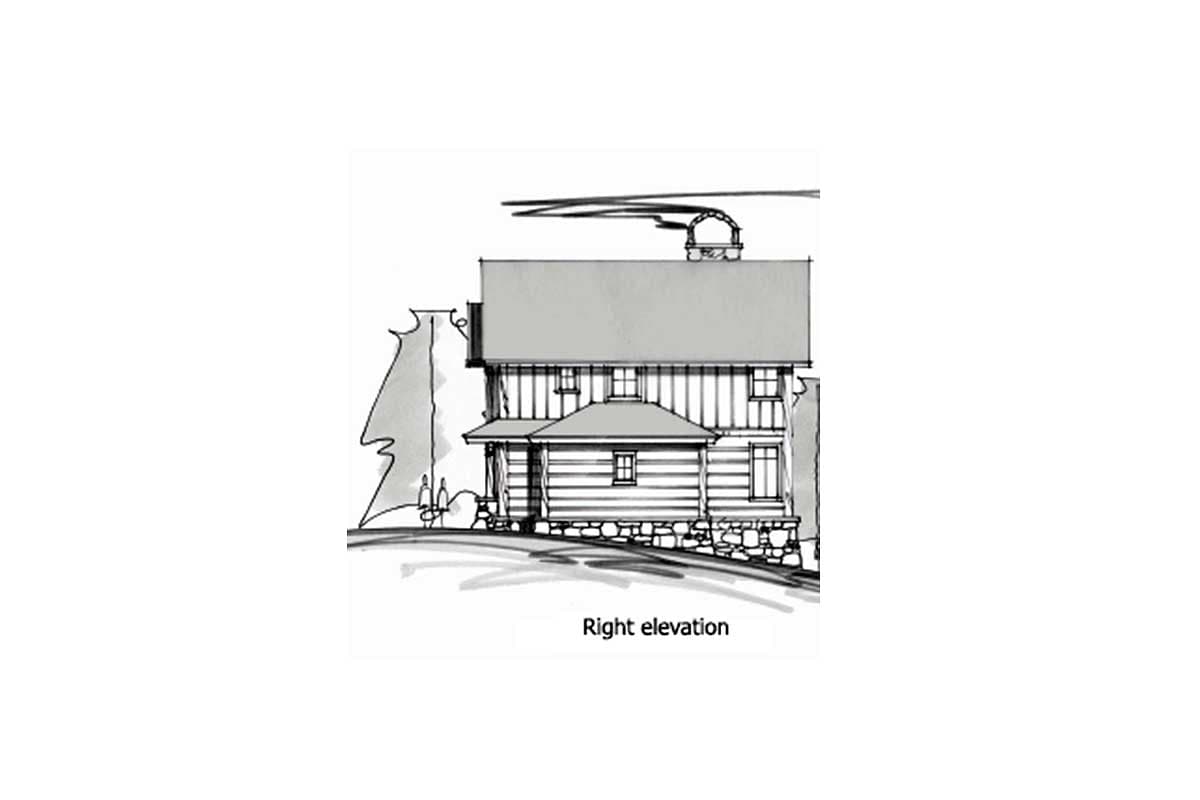 Plan 18718CK: Lodge Home Plan with Second Floor Bridge - Image #11 - Craftsman, Log Cabin, Mountain, Rustic, Vacation