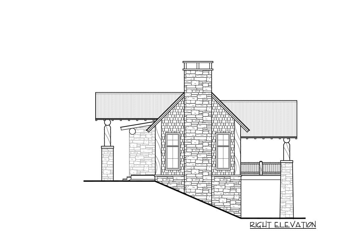 Plan 18728CK: Rustic Retreat with a Finished Walkout Lower Level - Image #5 - Craftsman, Mountain, Rustic, Vacation