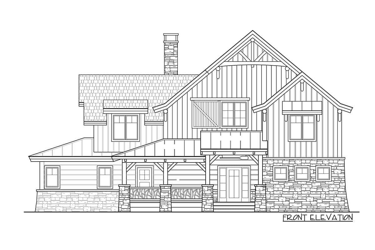 Plan 18730CK: Fabulous Open Floor Plan - Image #16 - Craftsman, Mountain, Rustic, Vacation