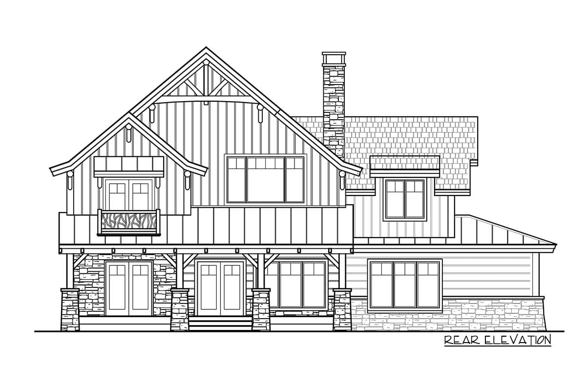 Plan 18730CK: Fabulous Open Floor Plan - Image #18 - Craftsman, Mountain, Rustic, Vacation