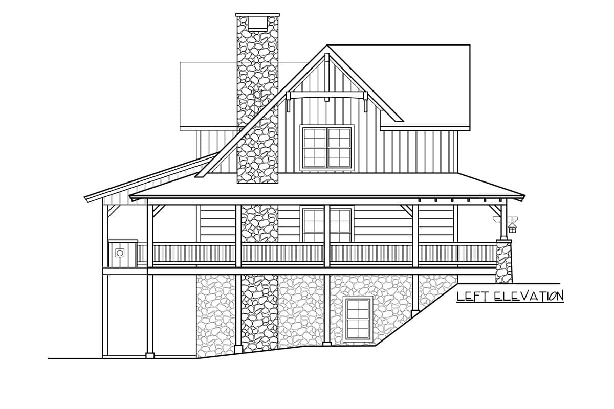 Plan 18733CK: 5-Bed Mountain Cottage on a Walkout Basement - Image #16 - Cottage, Country, Craftsman, Mountain, Rustic, Vacation