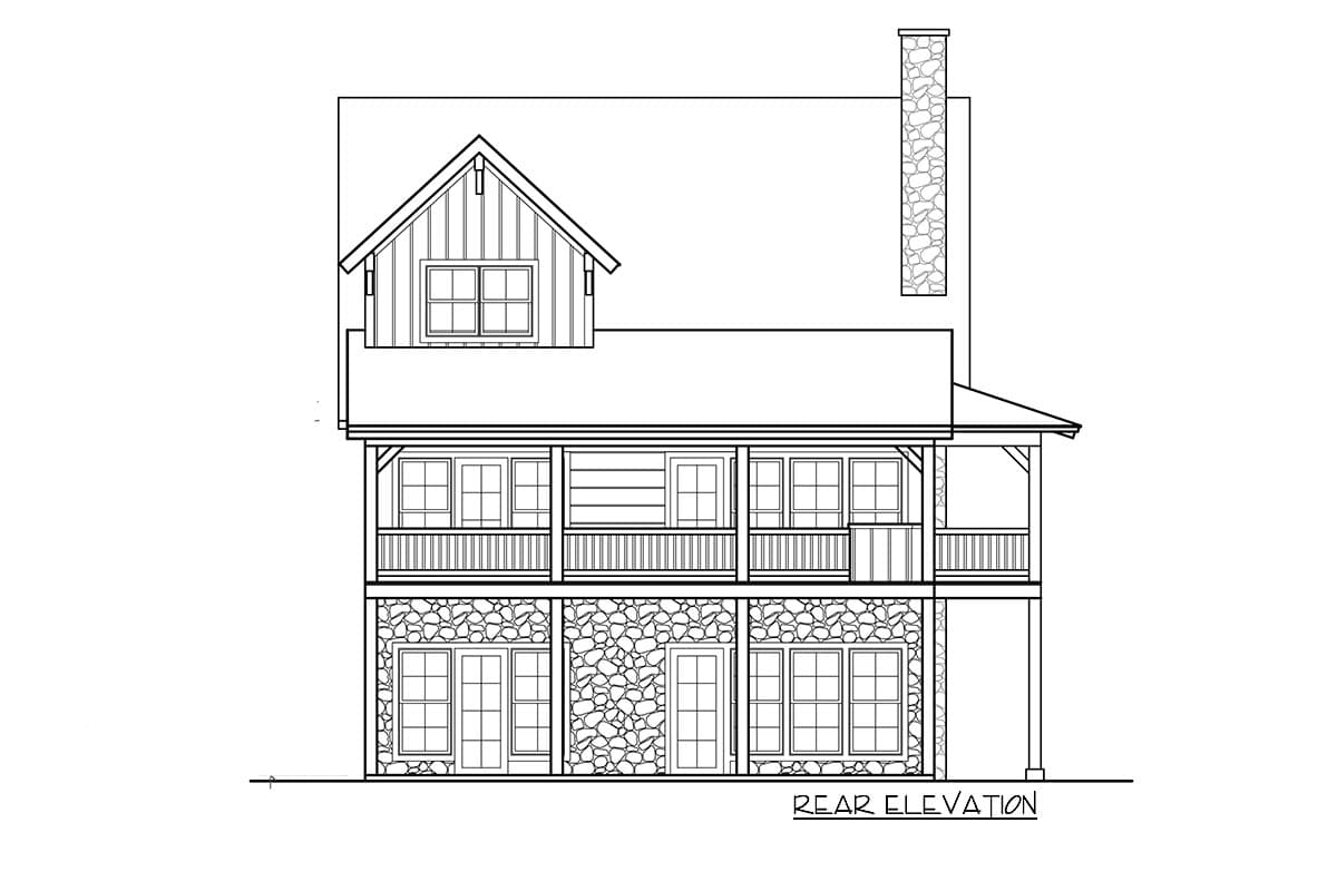 Plan 18733CK: 5-Bed Mountain Cottage on a Walkout Basement - Image #17 - Cottage, Country, Craftsman, Mountain, Rustic, Vacation