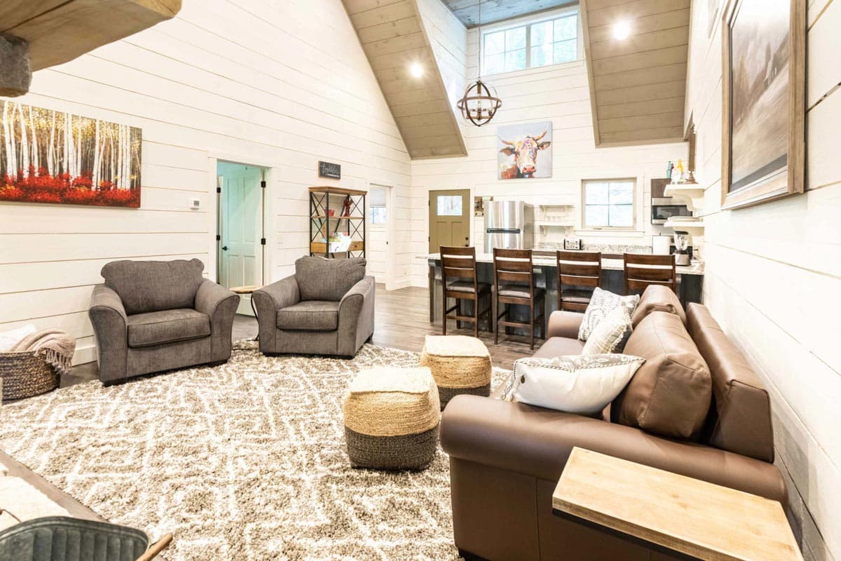 Plan 18741CK: 2-Bed Vacation Cabin With Vaulted Ceilings - 1176 Sq Ft - Image #10 - Cabin, Cottage, Craftsman, Mountain, Rustic