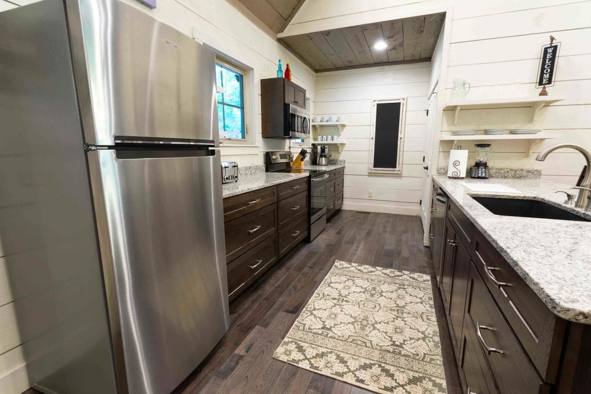 Plan 18741CK: 2-Bed Vacation Cabin With Vaulted Ceilings - 1176 Sq Ft - Image #11 - Cabin, Cottage, Craftsman, Mountain, Rustic