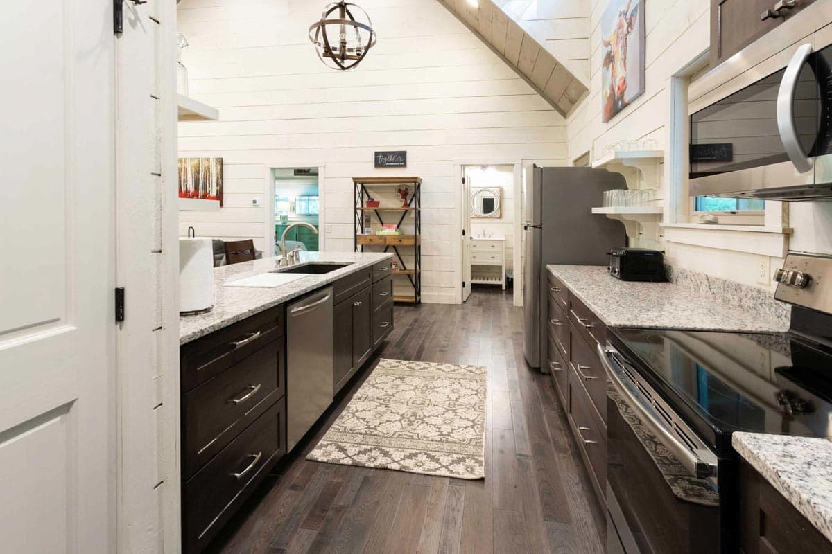 Plan 18741CK: 2-Bed Vacation Cabin With Vaulted Ceilings - 1176 Sq Ft - Image #14 - Cabin, Cottage, Craftsman, Mountain, Rustic