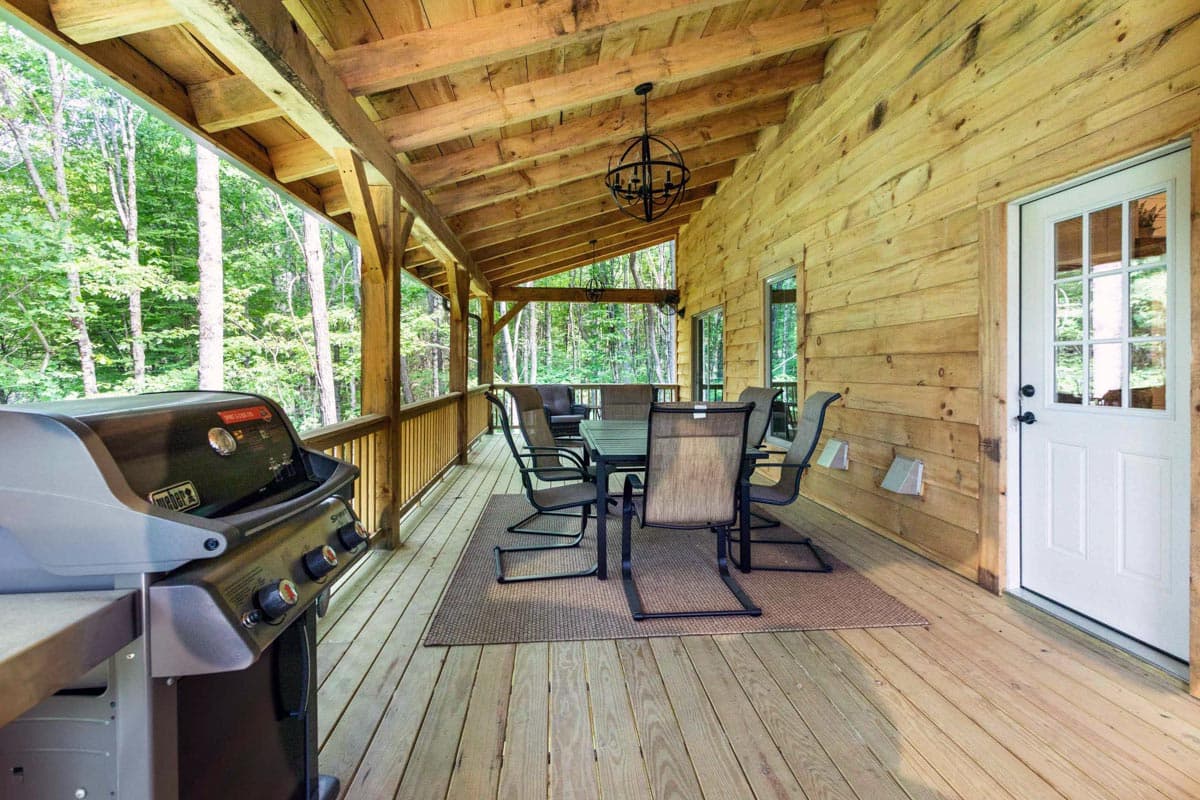 Plan 18741CK: 2-Bed Vacation Cabin With Vaulted Ceilings - 1176 Sq Ft - Image #20 - Cabin, Cottage, Craftsman, Mountain, Rustic