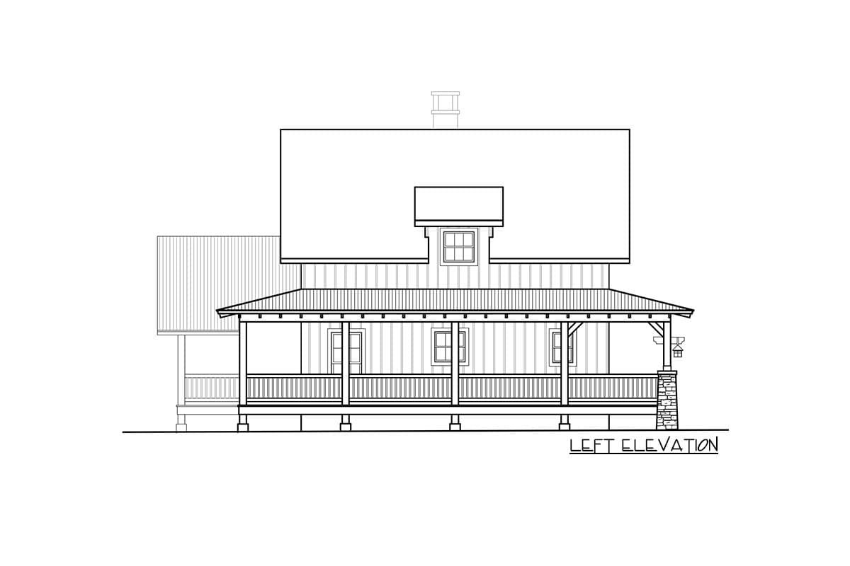 Plan 18743CK: Classic Small Rustic Home Plan - Image #16 - Cottage, Mountain, Rustic, Vacation