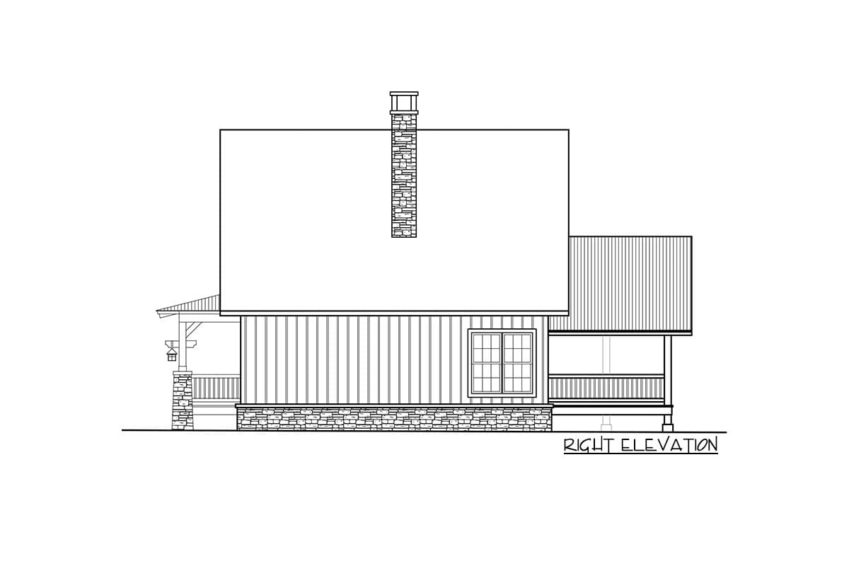 Plan 18743CK: Classic Small Rustic Home Plan - Image #18 - Cottage, Mountain, Rustic, Vacation