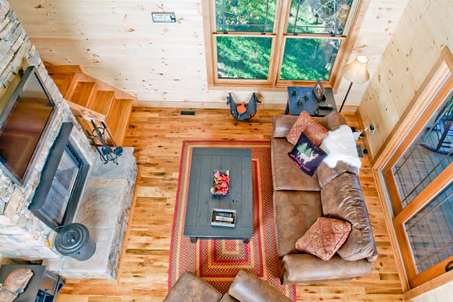 Plan 18743CK: Classic Small Rustic Home Plan - Image #5 - Cottage, Mountain, Rustic, Vacation