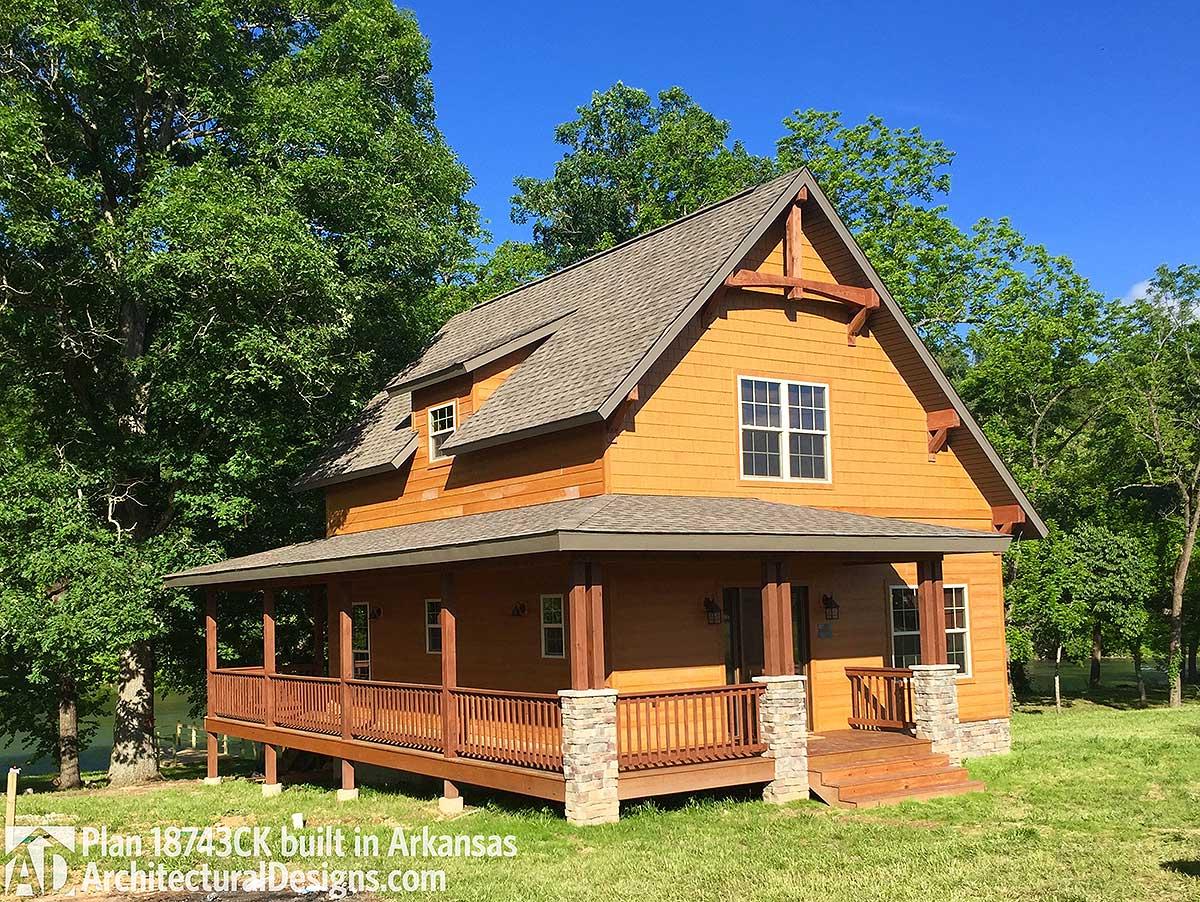 build gallery item - House Plan 18743CK comes to life in Arkansas