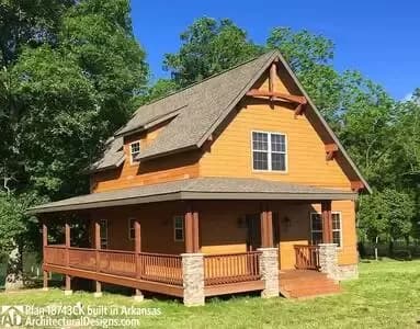 Classic Small Rustic Home Plan