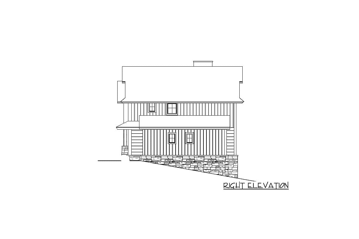 Plan 18752CK: Rugged Rustic House Plan with Second Floor Bridge - 2340 Sq Ft - Image #6 - Craftsman, Mountain, Northwest, Rustic, Vacation
