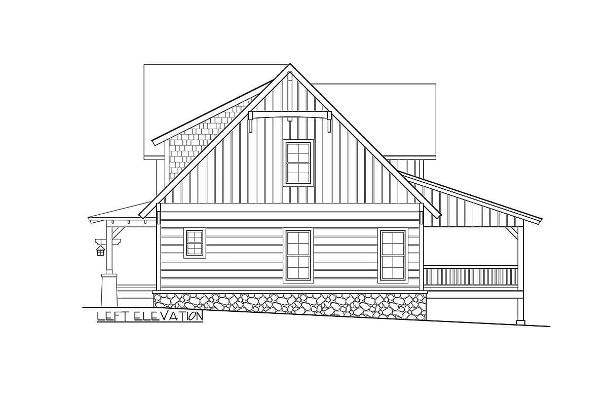 Plan 18766CK: Fabulous Wrap-Around Porch - Image #9 - Cottage, Country, Mountain, Rustic, Vacation