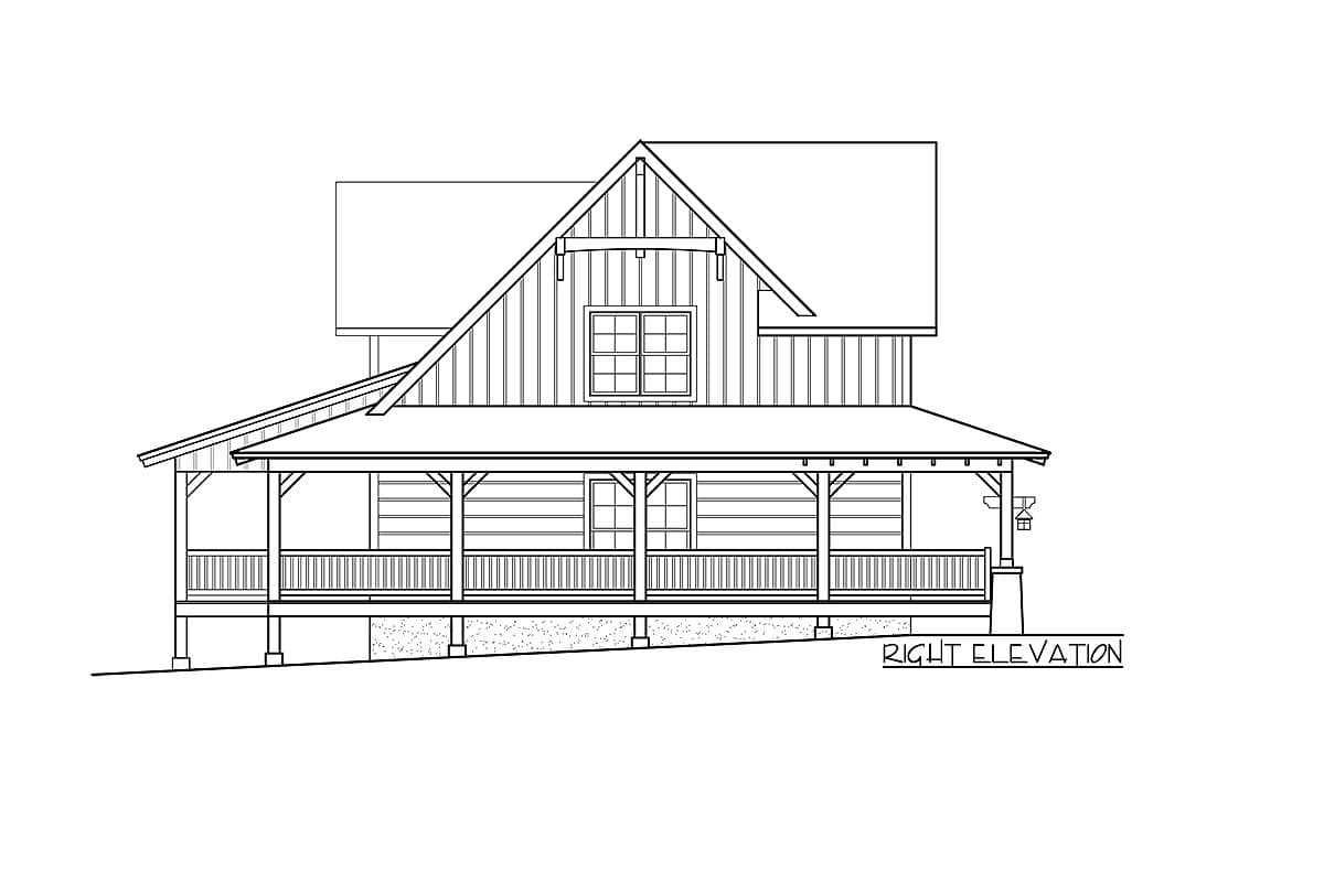 Plan 18766CK: Fabulous Wrap-Around Porch - Image #11 - Cottage, Country, Mountain, Rustic, Vacation
