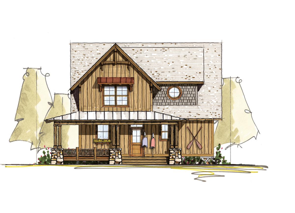 Plan 18766CK: Fabulous Wrap-Around Porch - Image #8 - Cottage, Country, Mountain, Rustic, Vacation