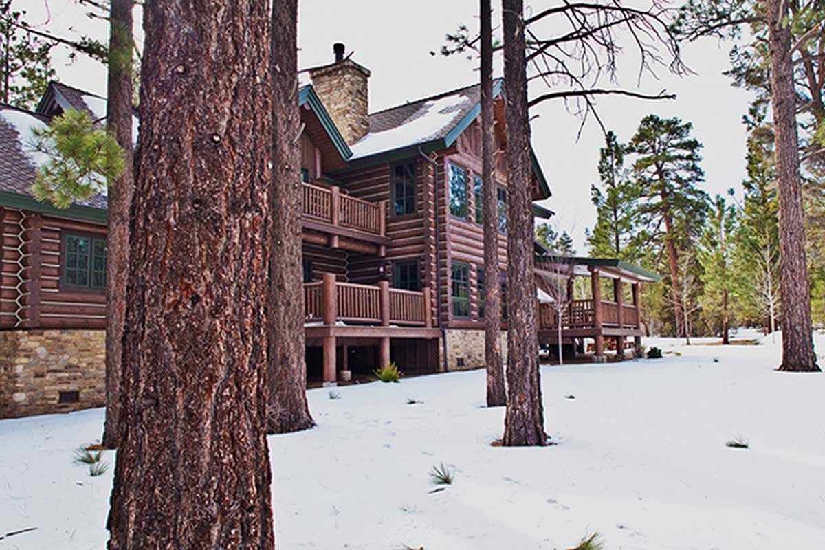 Plan 18773CK: Ideal Mountain Retreat - Image #5 - Craftsman, Log Cabin, Mountain, Northwest, Rustic, Vacation
