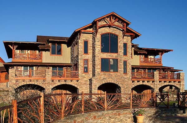 Plan 18778CK: Mountain Home Plan Surrounded by Decks and Porches - Image #10 - Craftsman, Mountain, Rustic, Vacation