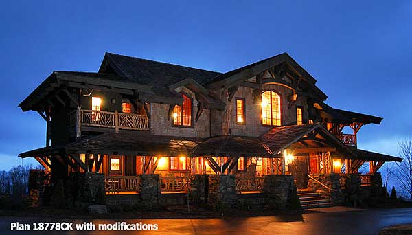Plan 18778CK: Mountain Home Plan Surrounded by Decks and Porches - Image #5 - Craftsman, Mountain, Rustic, Vacation