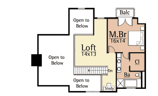 Plan 18783CK: Rustic Luxury With 3 Bedrooms - Floor Plan - 2nd Floor - Craftsman, Mountain, Northwest, Rustic, Vacation