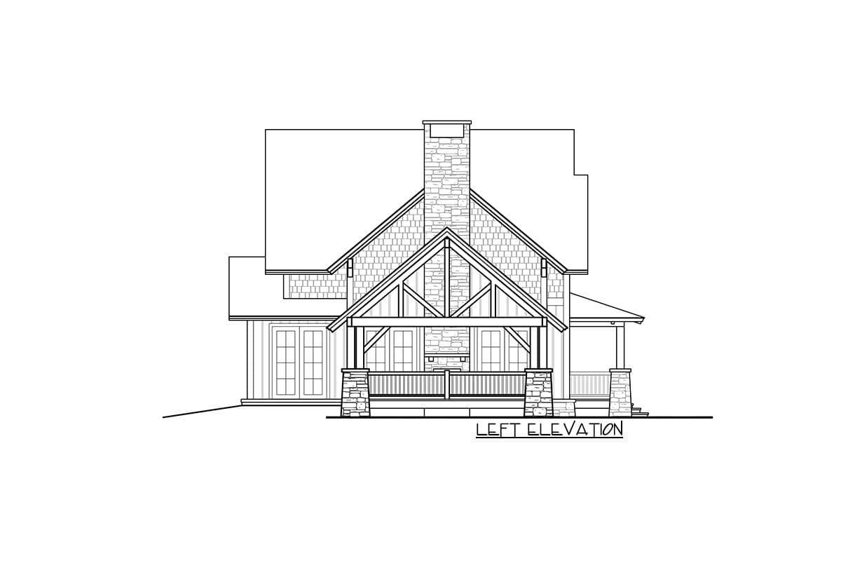 Plan 18783CK: Rustic Luxury With 3 Bedrooms - Image #6 - Craftsman, Mountain, Northwest, Rustic, Vacation