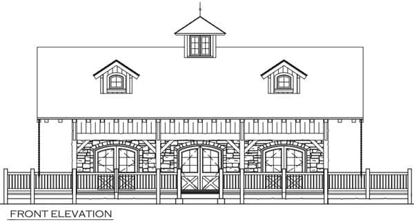 Plan 18784CK: Rustic Shelter With Full Wrap-Around - Image #7 - Mountain, Rustic
