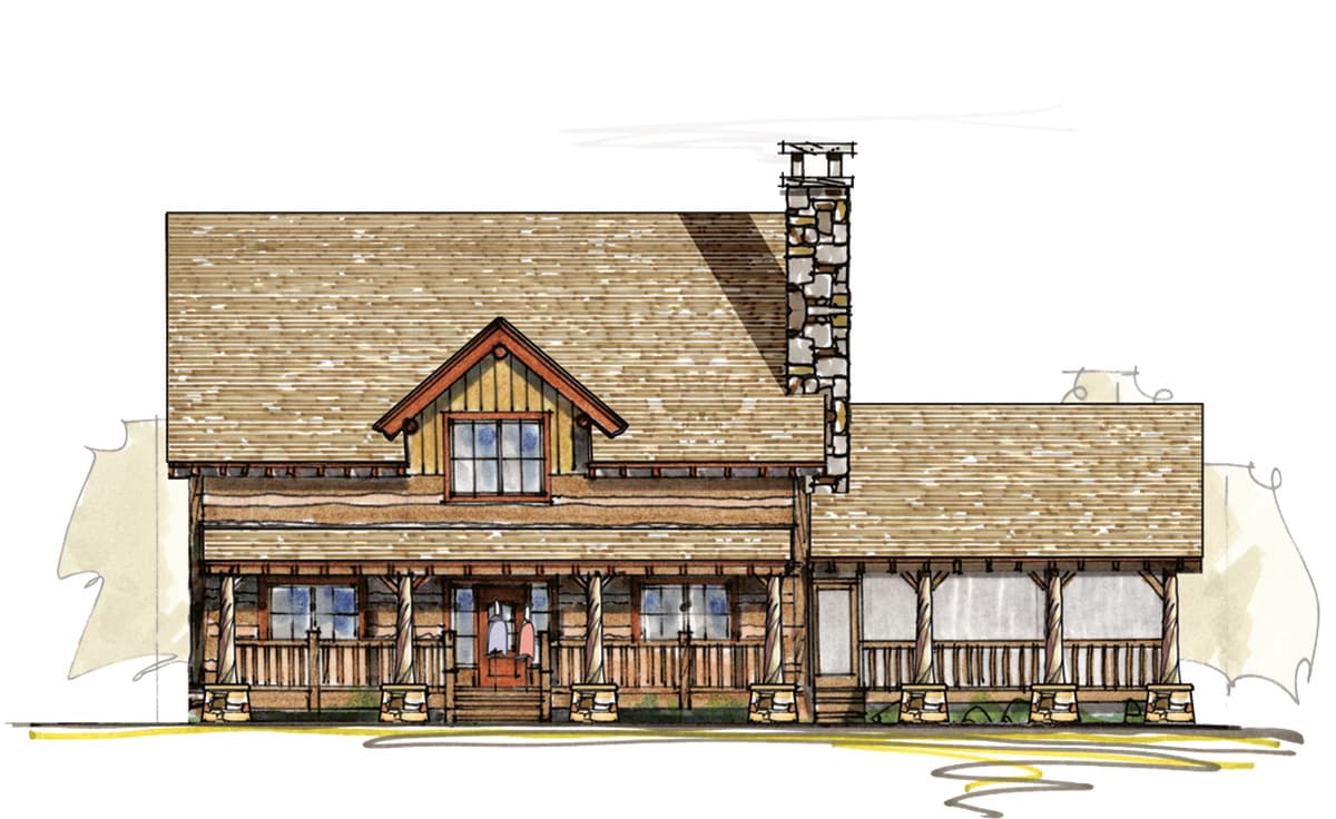 Plan 18789CK: Rustic Country Home Plan - Image #22 - Country, Craftsman, Mountain, Northwest, Rustic, Vacation