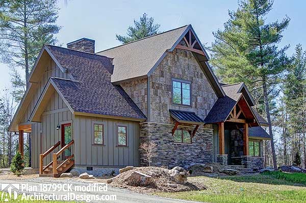 Plan 18799CK: Mountain Craftsman With Open Floor Plan - Image #23 - Craftsman, Mountain, Rustic, Vacation