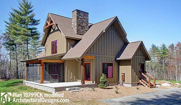 Plan 18799CK: Mountain Craftsman With Open Floor Plan - Image #24 - Craftsman, Mountain, Rustic, Vacation