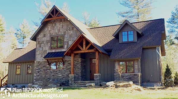 Plan 18799CK: Mountain Craftsman With Open Floor Plan - Image #22 - Craftsman, Mountain, Rustic, Vacation