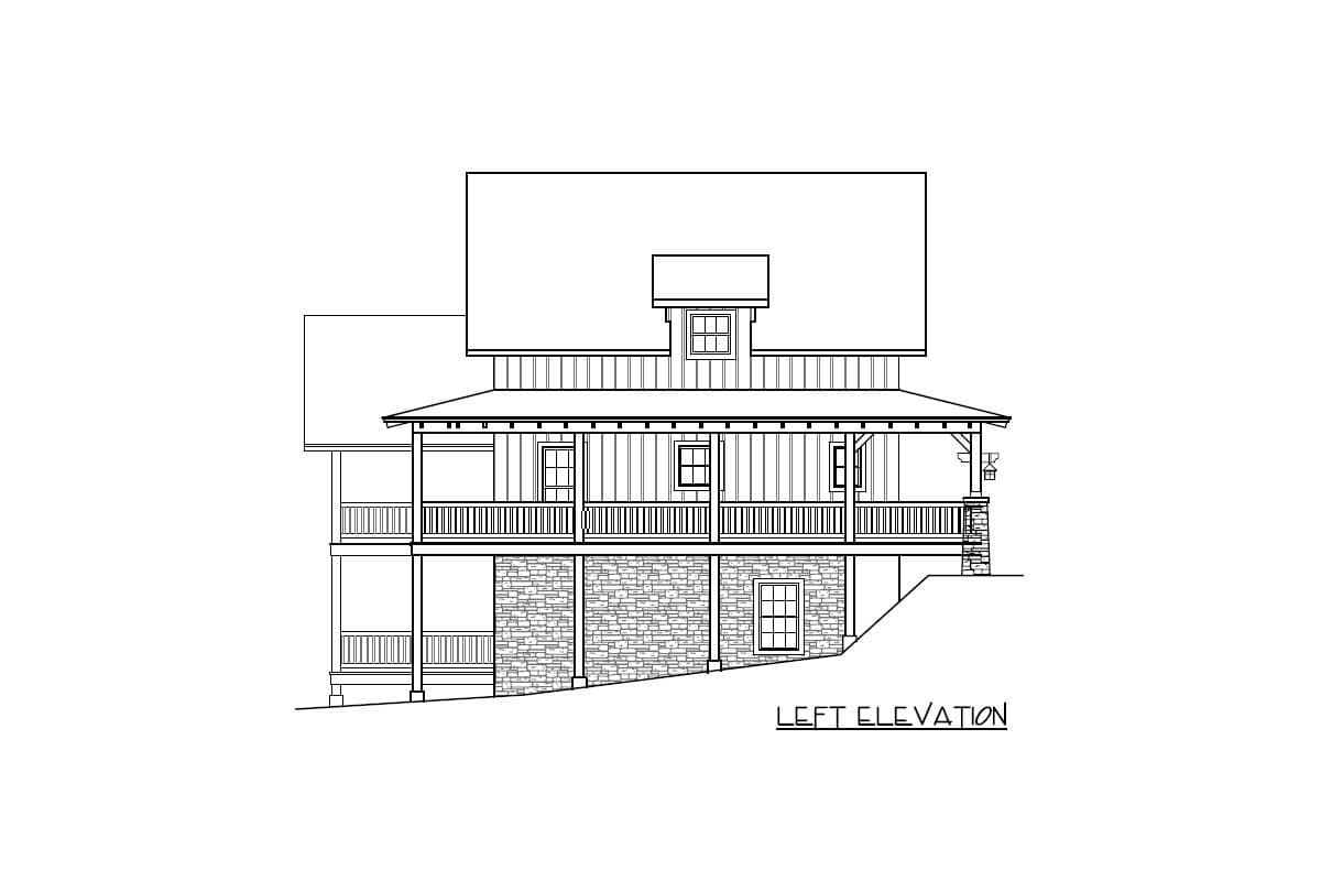 Plan 18805CK: Small Rustic Home Plan Classic - Image #10 - Cottage, Mountain, Rustic, Vacation