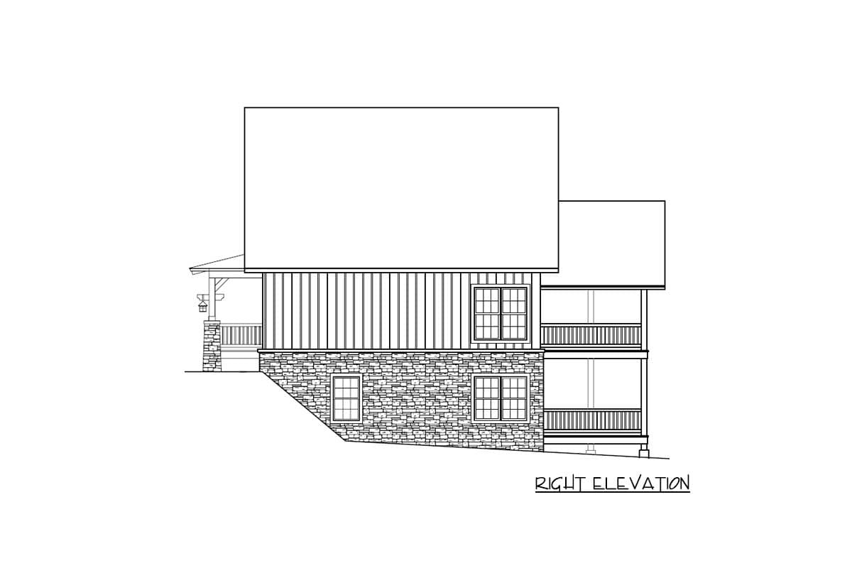 Plan 18805CK: Small Rustic Home Plan Classic - Image #11 - Cottage, Mountain, Rustic, Vacation