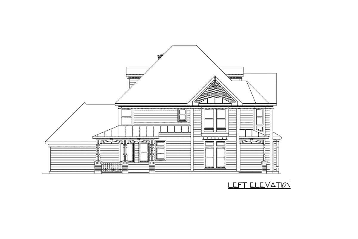 Plan 19220GT: Voluminous Victorian - Image #11 - Country, Traditional, Victorian