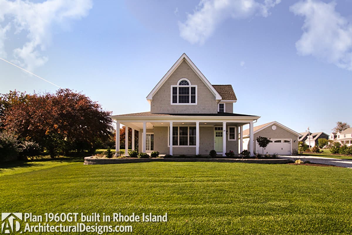 build gallery item - House Plan 1960GT comes to life in Rhode Island