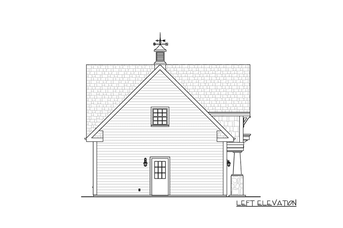 Plan 20042GA: 3-Car Carriage House Plan - Image #5 - Carriage
