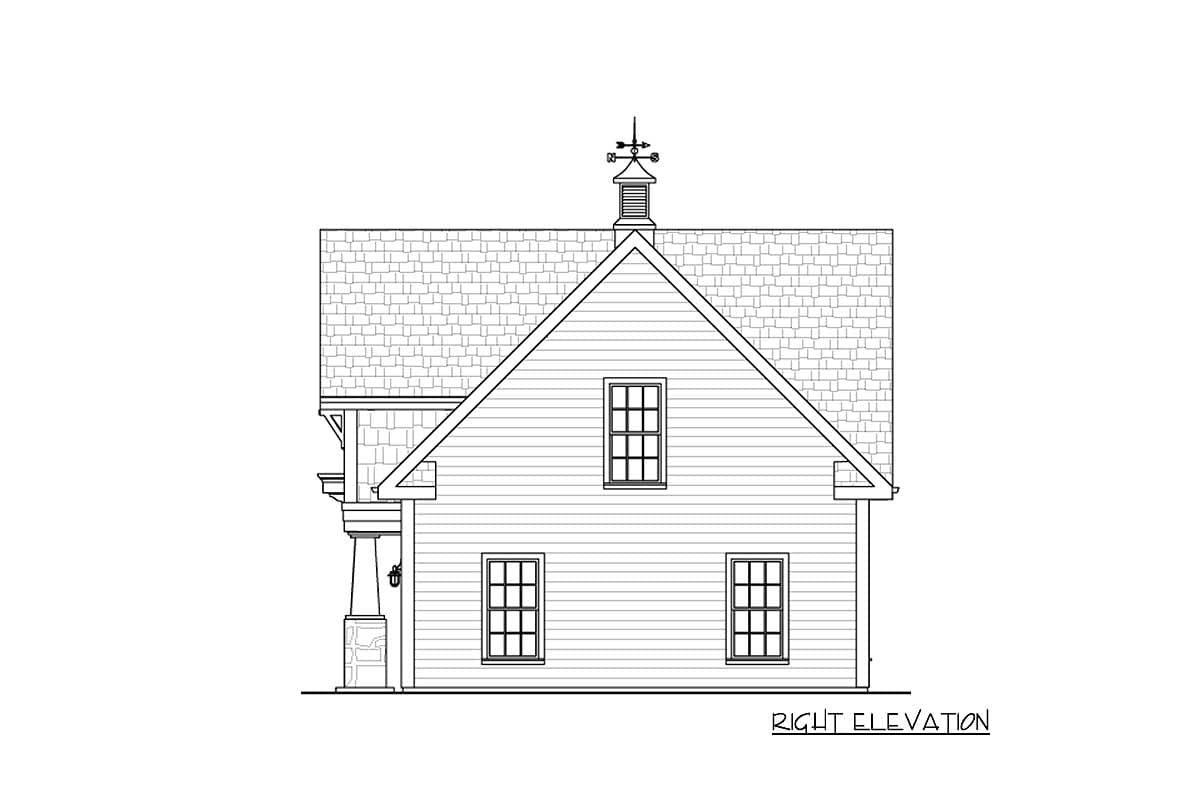 Plan 20042GA: 3-Car Carriage House Plan - Image #6 - Carriage