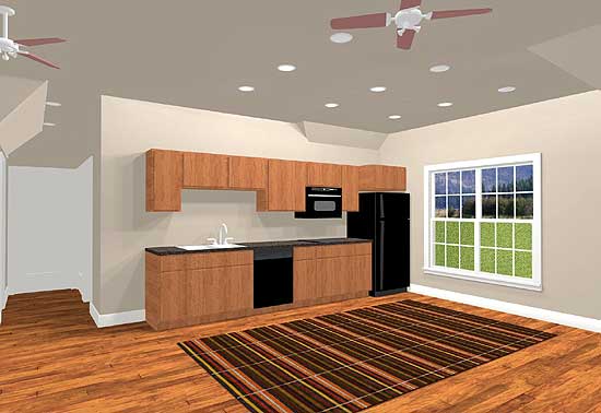 Plan 20055GA: Carriage House Plan with Elbow Room - Image #4 - Carriage