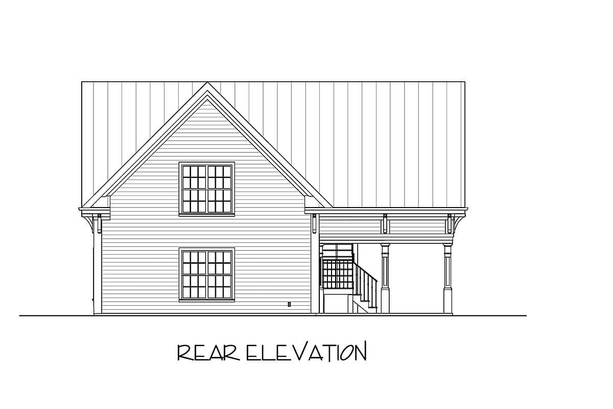 Plan 20055GA: Carriage House Plan with Elbow Room - Image #7 - Carriage