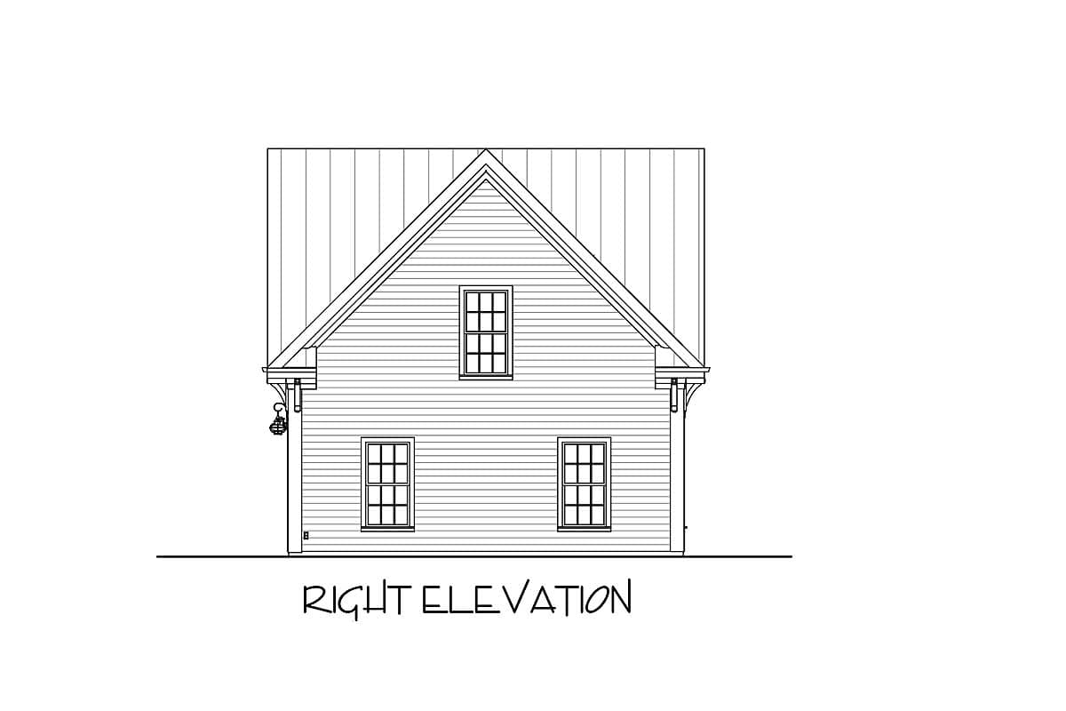 Plan 20055GA: Carriage House Plan with Elbow Room - Image #8 - Carriage